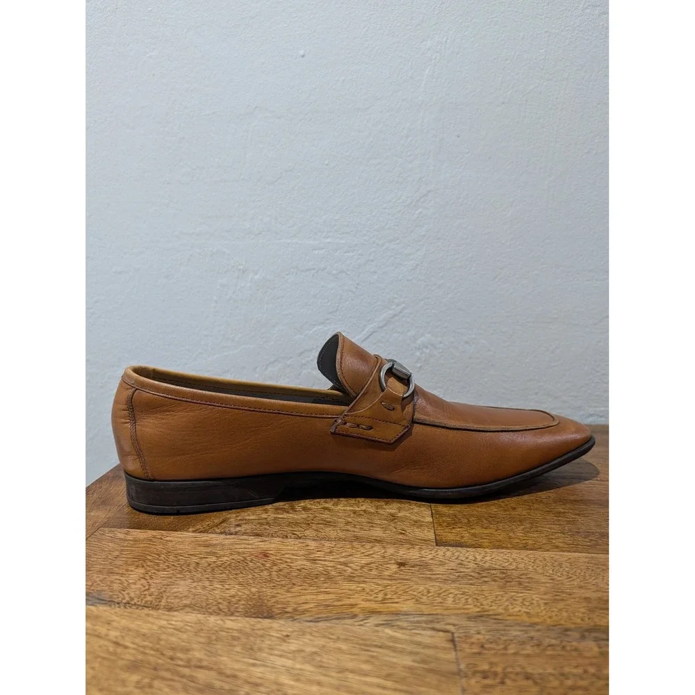 Magnanni Tazon Metal Bit‎ Loafer, Cognac Leather, Men's 10.5 M, MSRP $395